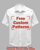 Customized Plus Size Short-sleeved Shirt (You Can Upload Pictures, Text, Logo, Etc. To Customize Your Interesting Short-sleeved Shirt)